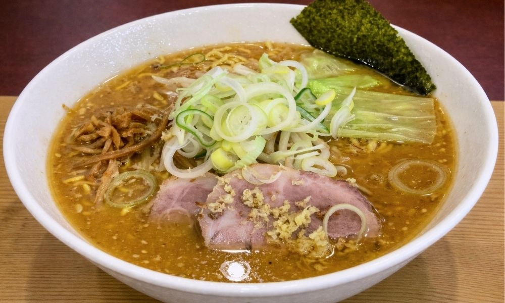 ラーメンの全体写真