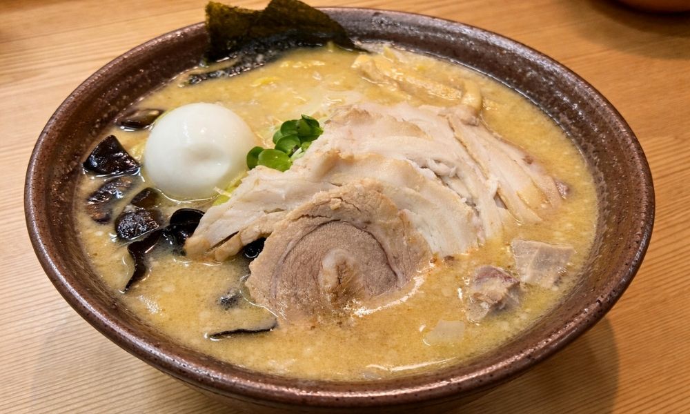 白樺山荘の味噌ラーメン